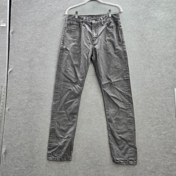 Levi's 508 Men Jeans 30x32 Gray Denim Tapered Pockets Y2K Mid Rise Cotton Adult - Picture 1 of 13